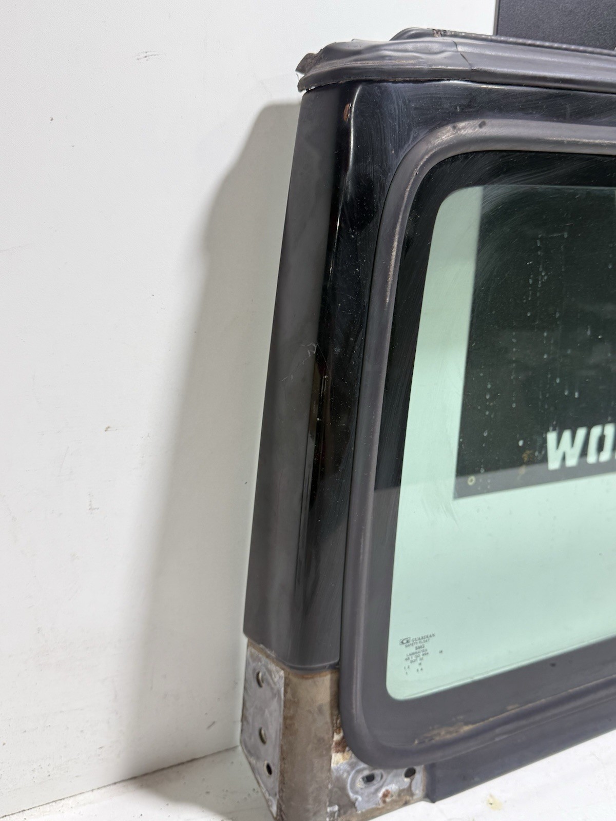 Windshield Frame Panel BLACK PX8 + FREE Windshield GLASS 97-02 Jeep TJ Wrangler