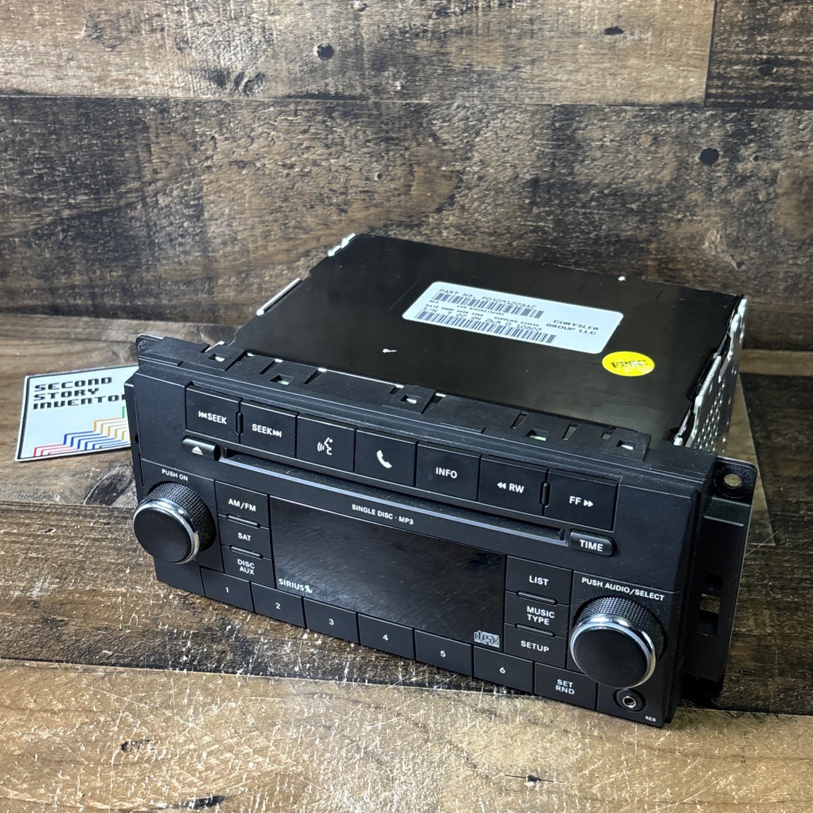 UNTESTED 2007-2014 Chrysler Dodge Jeep AM FM Radio CD Player Aux OEM P05091228AB
