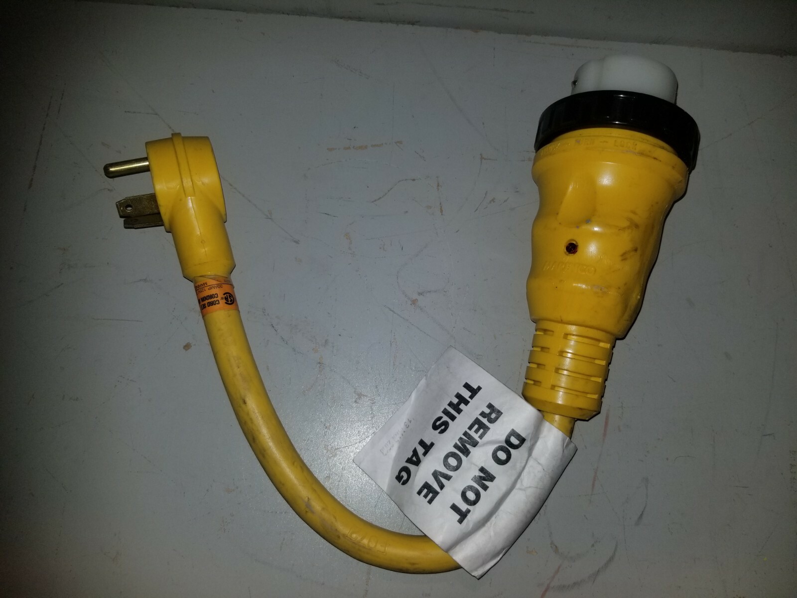 ParkPower, Marinco Cord Set, 125V, 30A, 3750W, NA-1-2