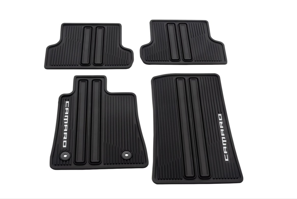 2016-2024 Chevrolet Camaro 1st & 2nd Row All-Weather Floor Mats 86555231 GM OEM