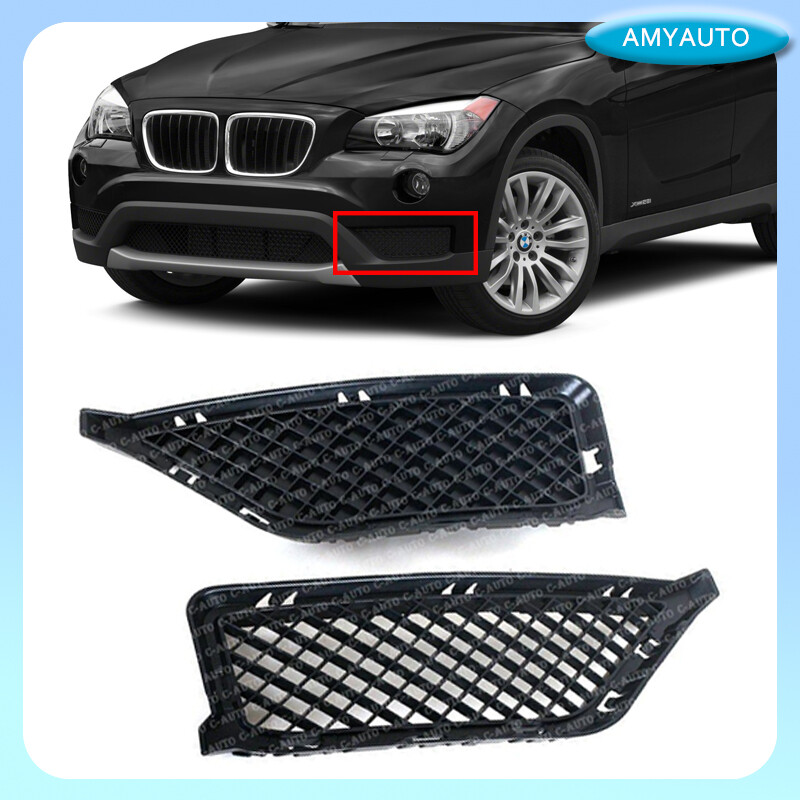 1 Pair For BMW X1 E84 2013-2015 Brand New Front New Bumper Lower Bottom Grille