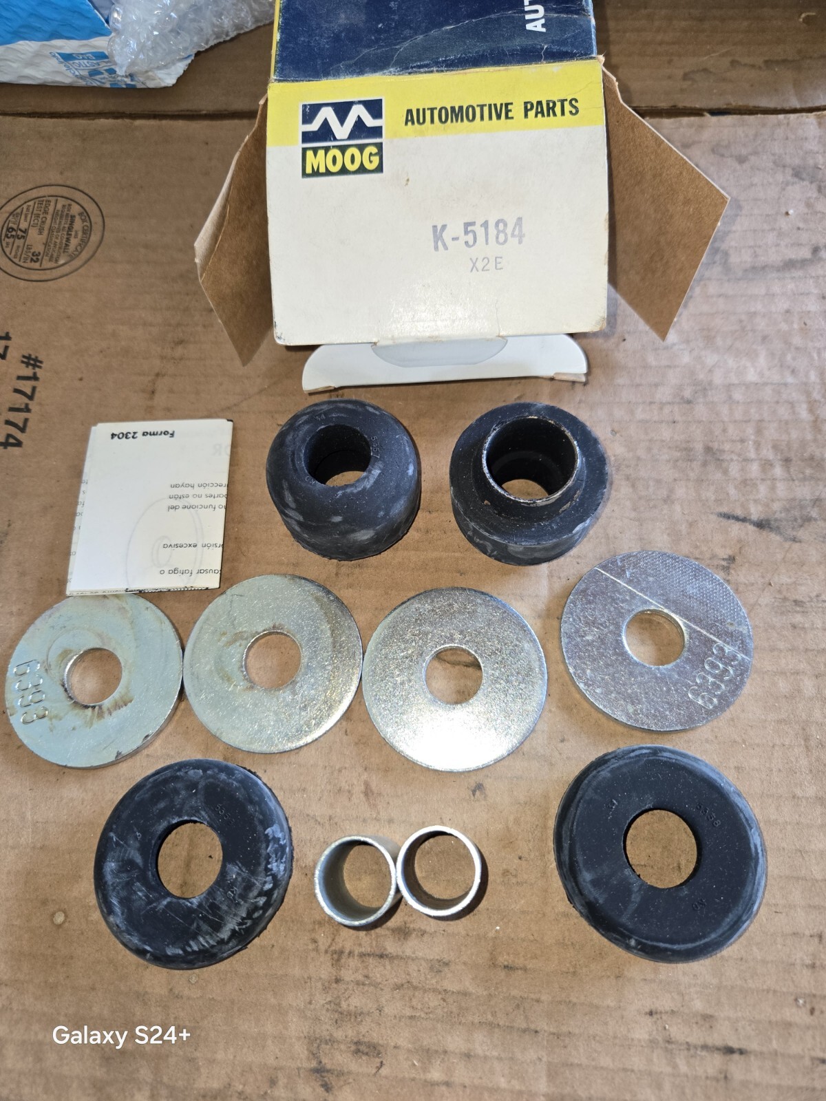 Moog k5184 Strut Rod Bushing Kit Cadillac 1965 – 1976