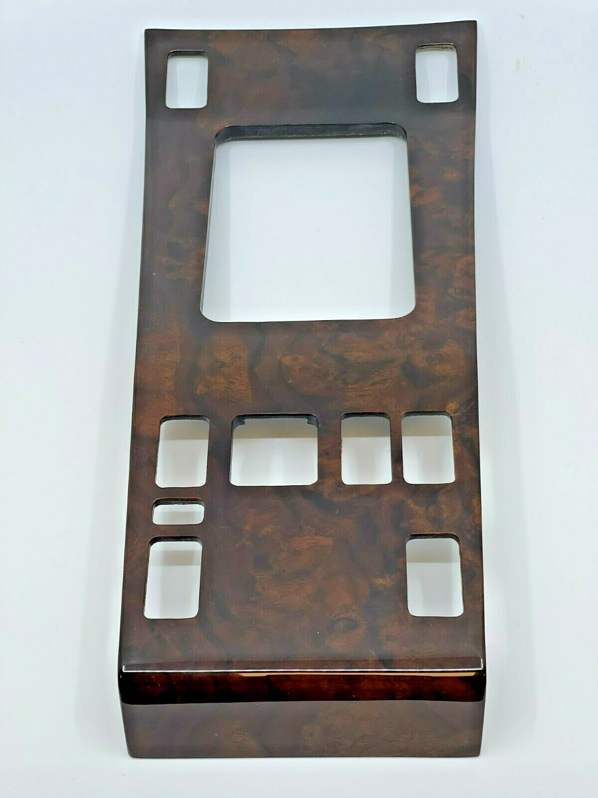 Shifter Frame Panel Console for Mercedes W124 C124 Walnut Color Burl Wood