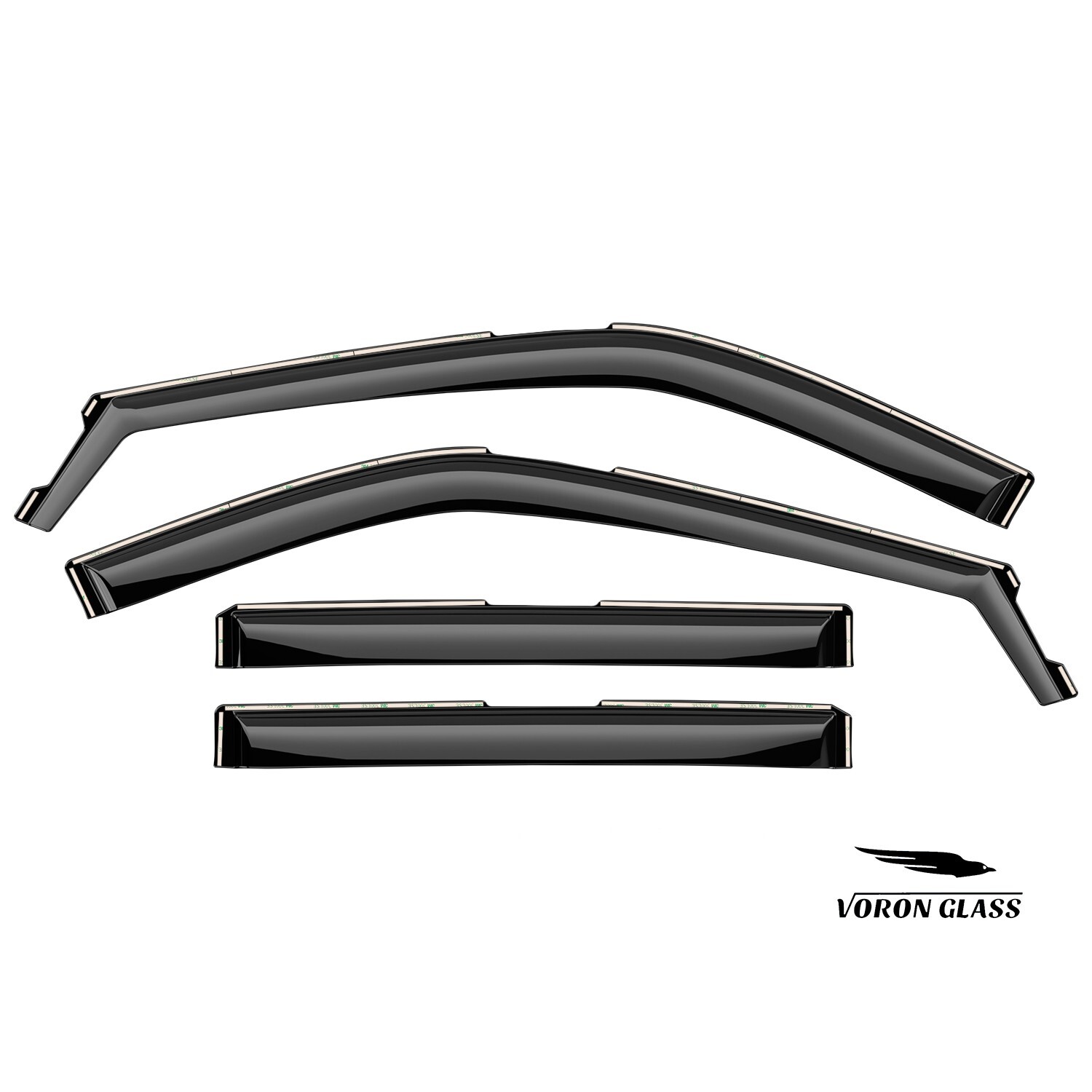 Rain Guards Vent Visors Shade for 2020-2024 Ford Explorer