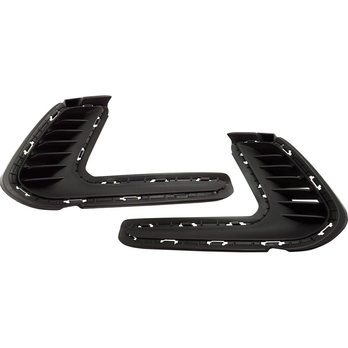 Fit For Hyundai Elantra Sedan 2017-2018 Left & Right Fog Lamp Cover Set W/O Hole