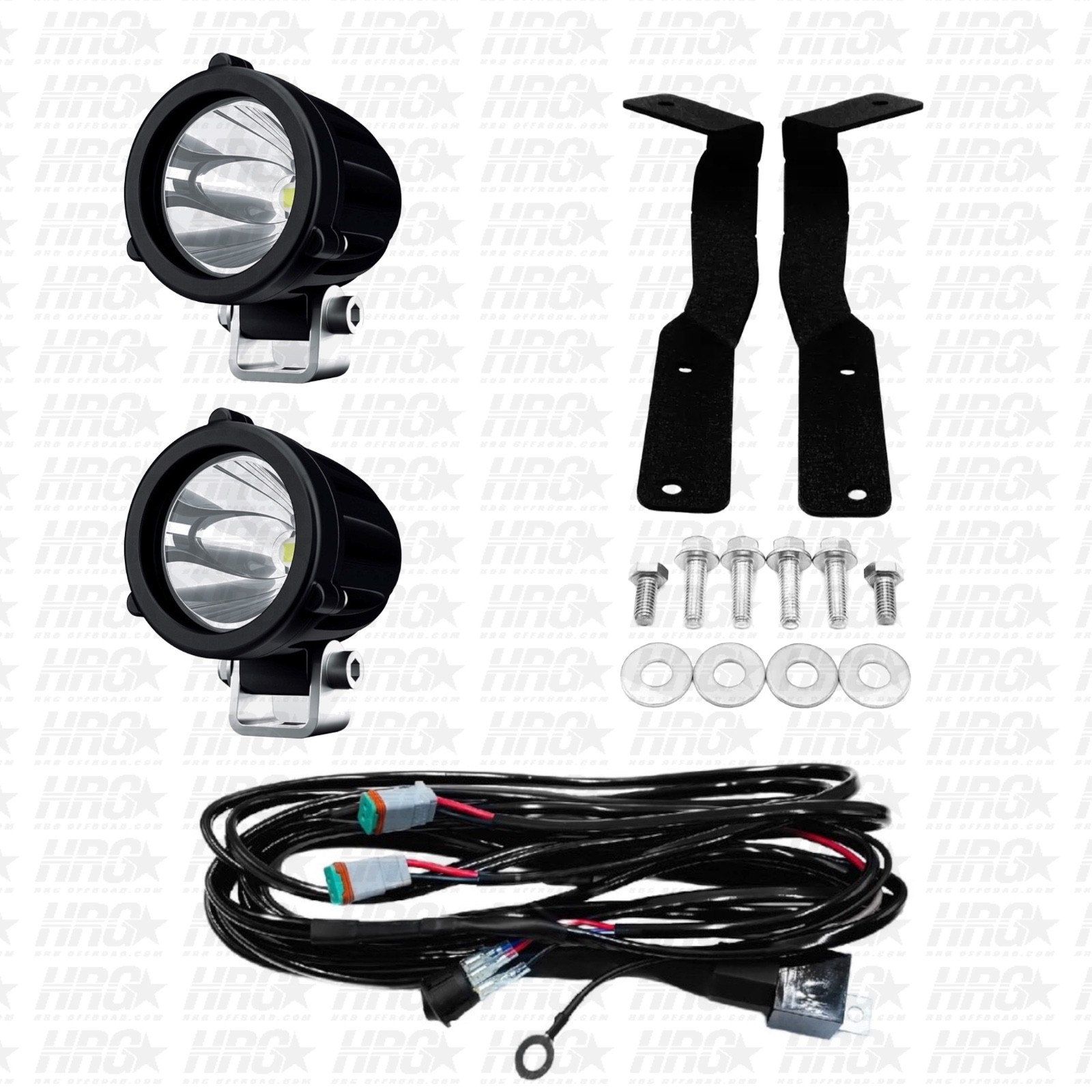 2 INCH (51MM) MINI POD LIGHT KIT FOR 2022-2026 HYUNDAI SANTA CRUZ – HRG OFFROAD