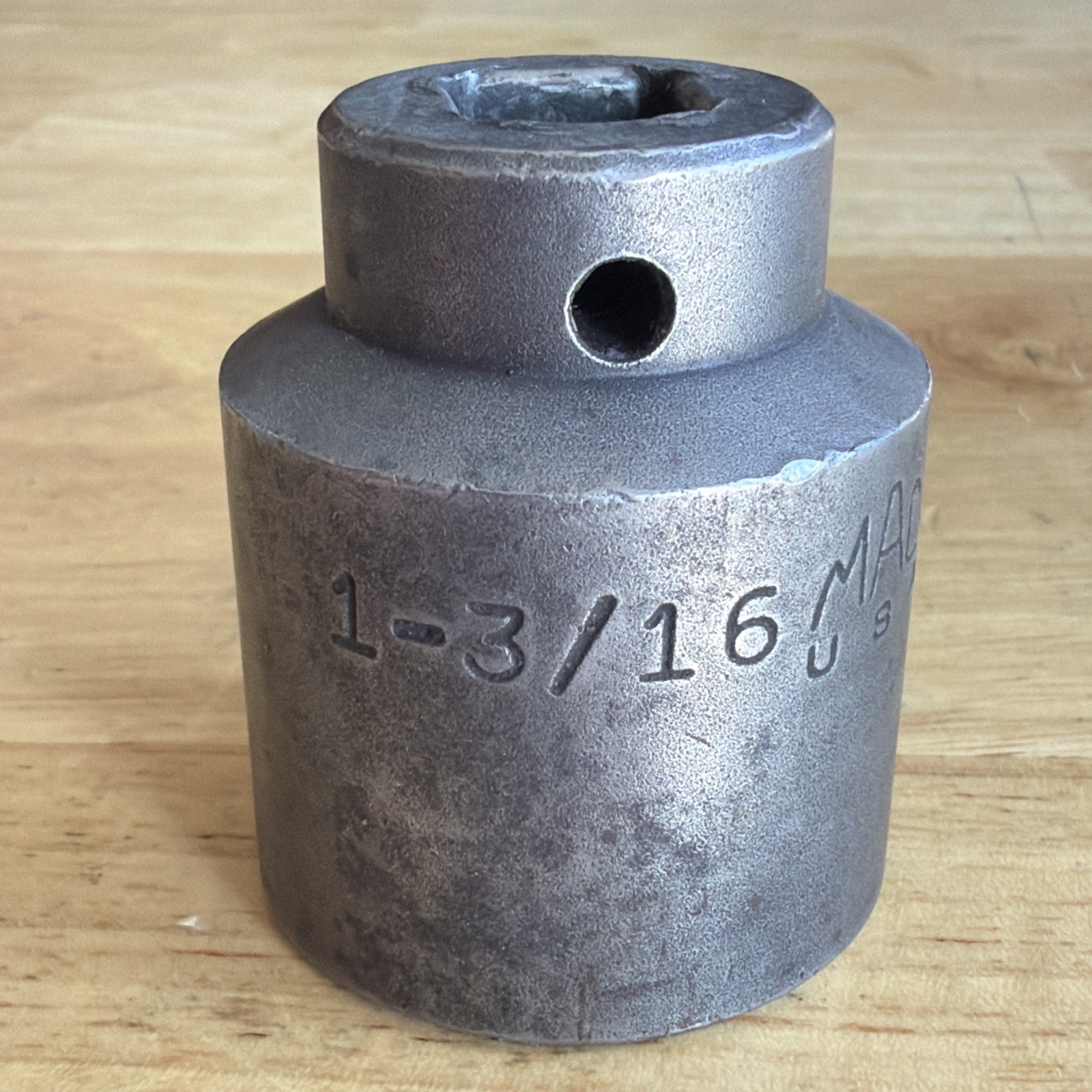Mac Tools 1-3/16″ Shallow Impact Socket 1/2″ Drive 6 Point VP386 USA READ!
