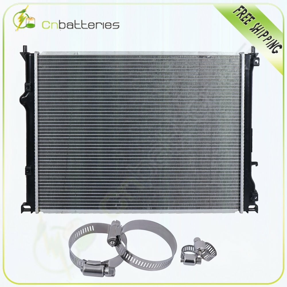 Radiator with 8-10mm 27-51mm Hose Oil Clamps Kits For 05-08 Dodge Magnum 2767