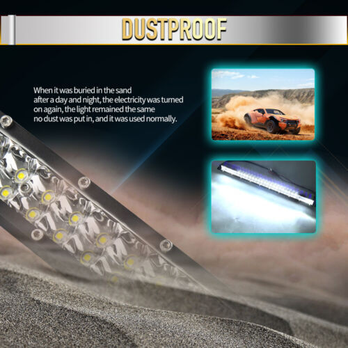 Dual Row 20inch 1200W Led Light Bar Spot Flood Combo Work UTE Truck SUV ATV 22”