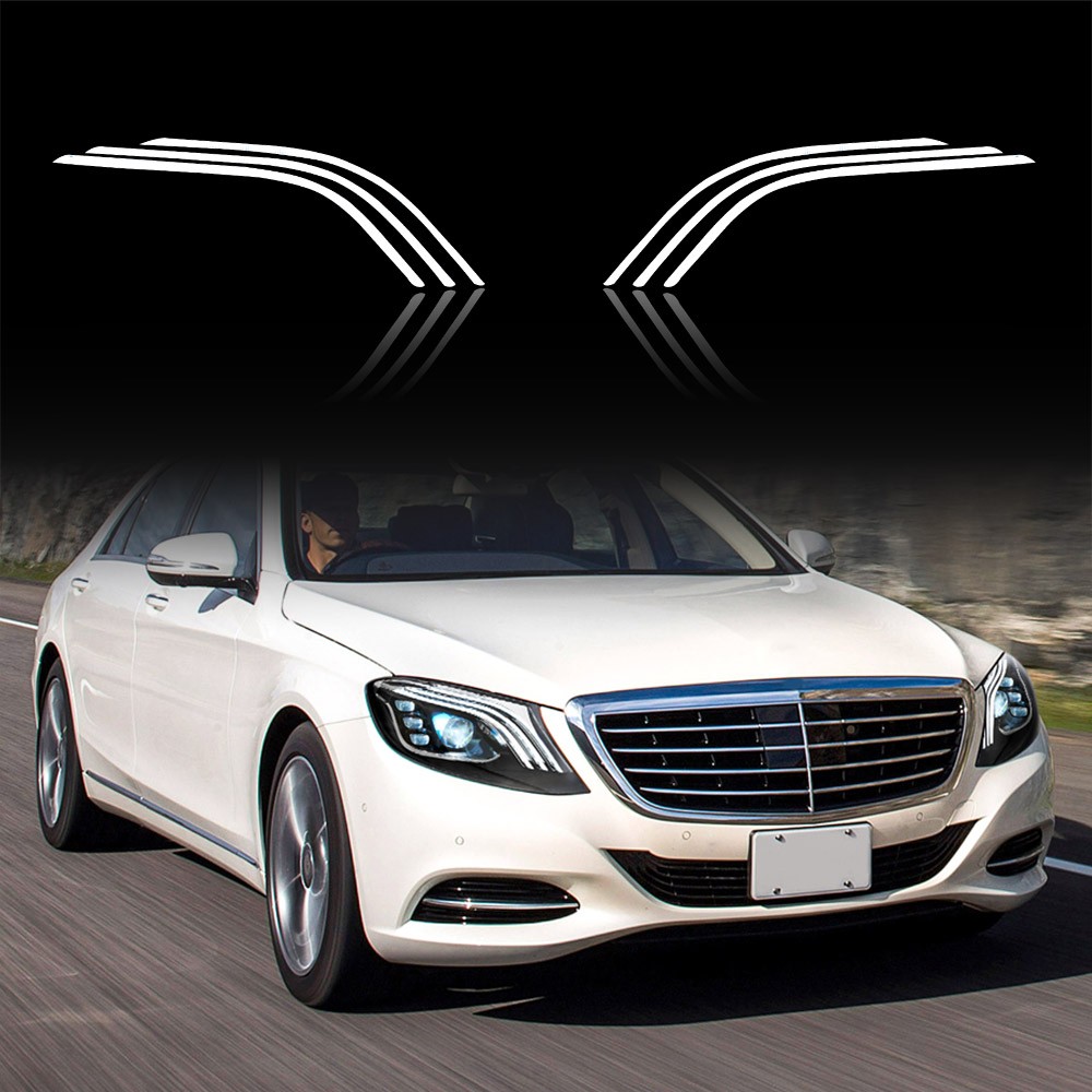 VLAND For 2014-2017 Mercedez Benz S-Class LED Headlights W/Startup Animation L+R