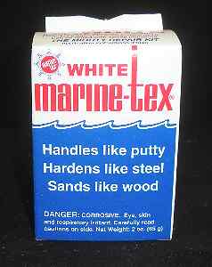 Marine-Tex RM305K Epoxy Putty Repair Kit White 2 oz. with 4 Mixing Sticks