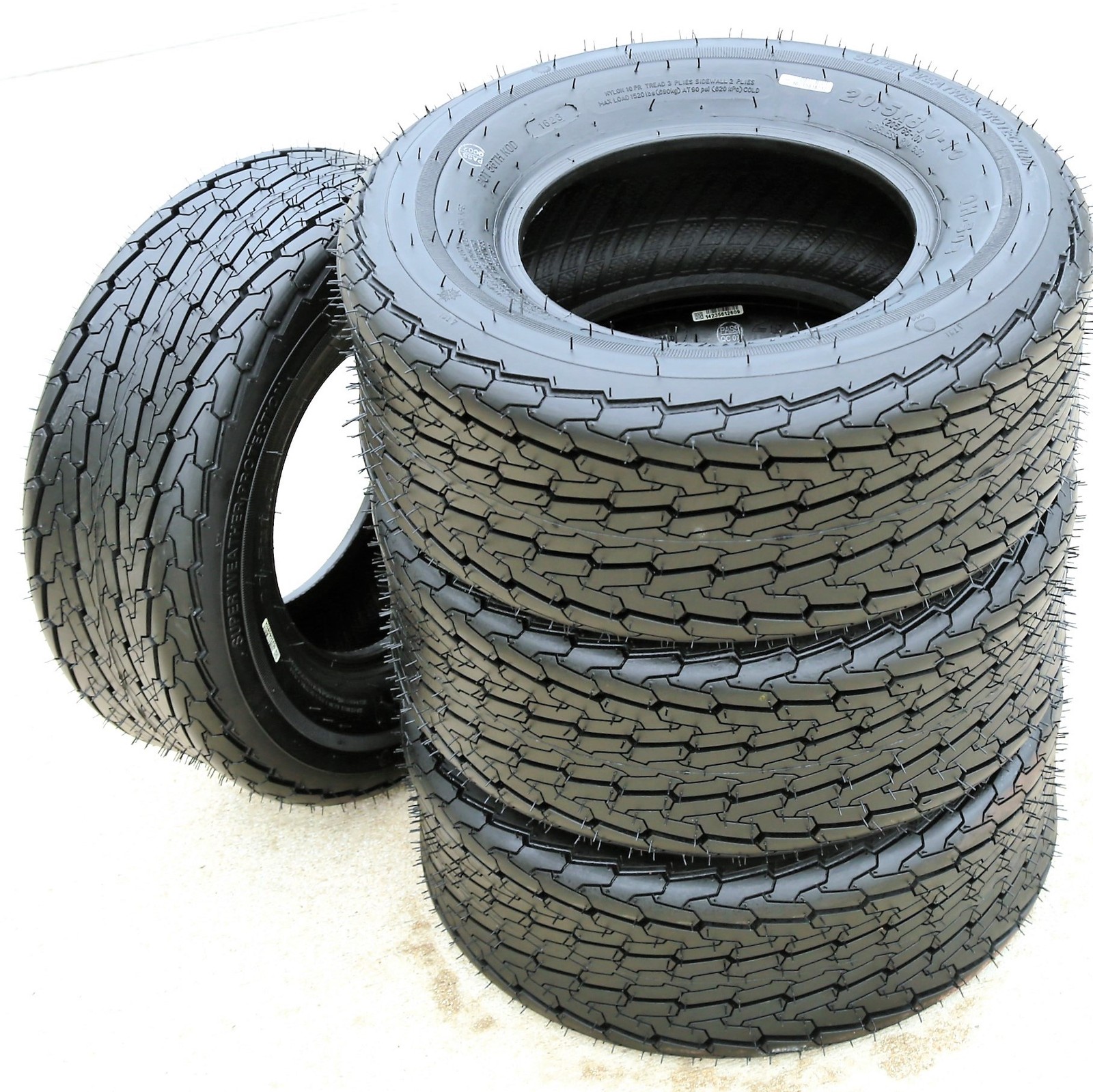 Tire Forerunner QH503 ST 20.5X8.00-10 205/65-10 Load E 10 Ply Boat Trailer