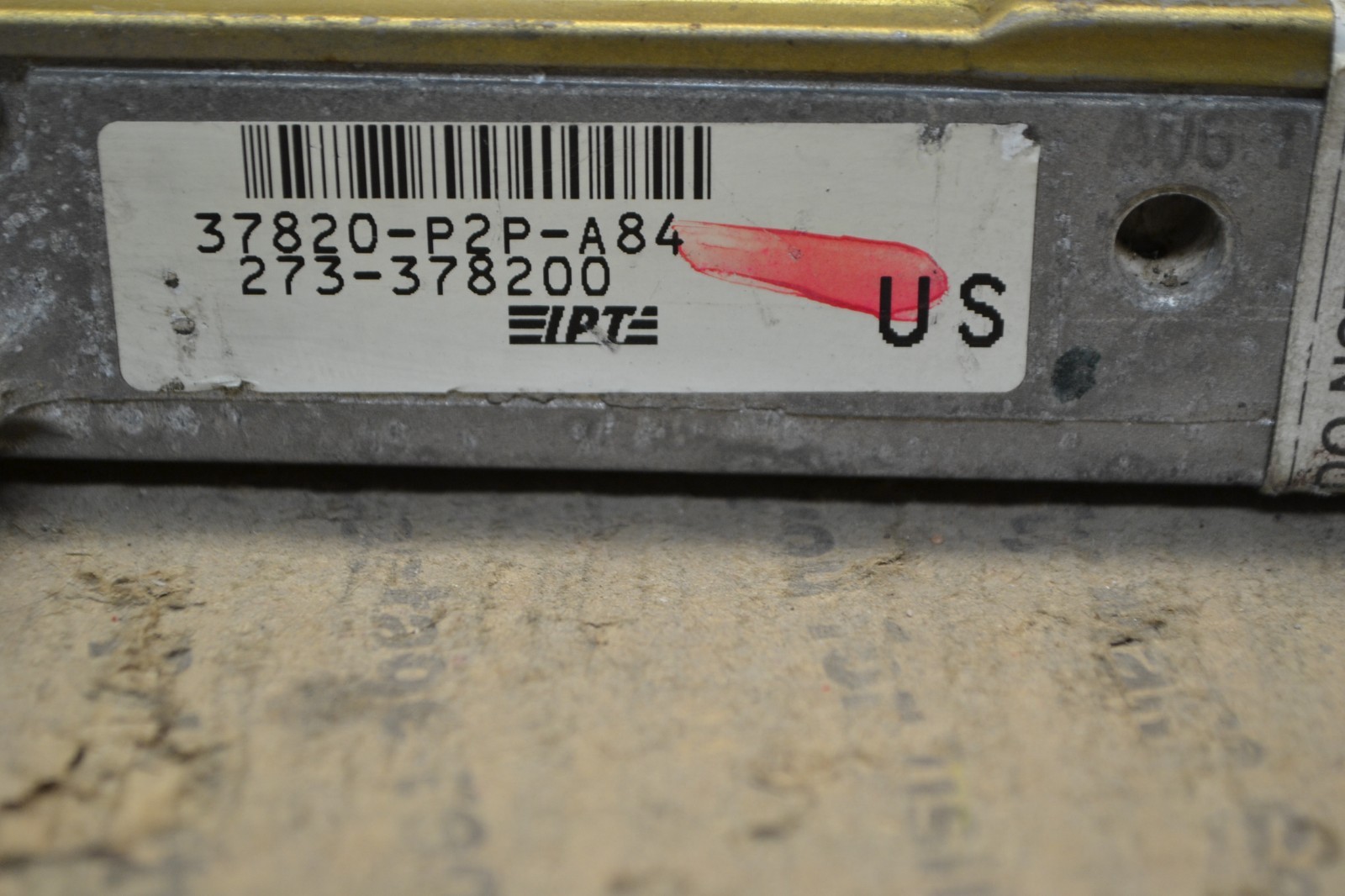1998 Honda Civic EX AT Engine Control Unit ECU 37820P2PA84 Module 434-4A5