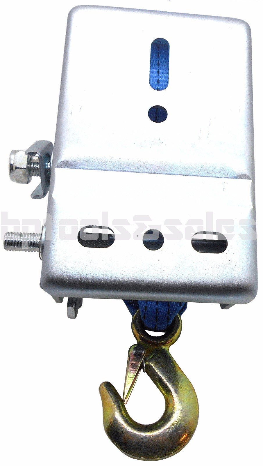 3500lbs Polyester Strap 2 Gear Hand Winch Hand Crank Gear Winch ATV Boat Trailer