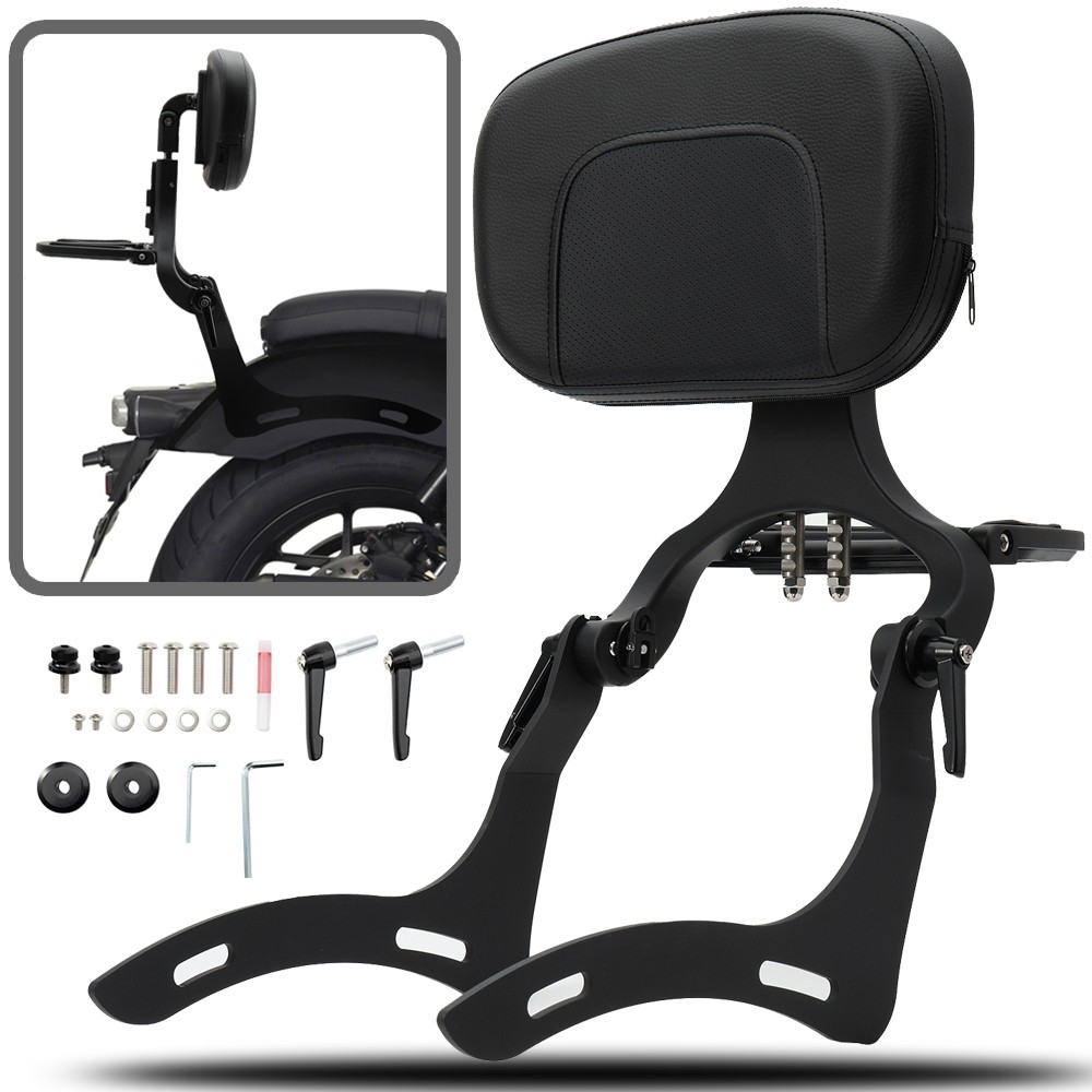 Driver Passenger Backrest Sissy Bar For Honda Rebel 1100 CMX 1100 DCT 2021-2025