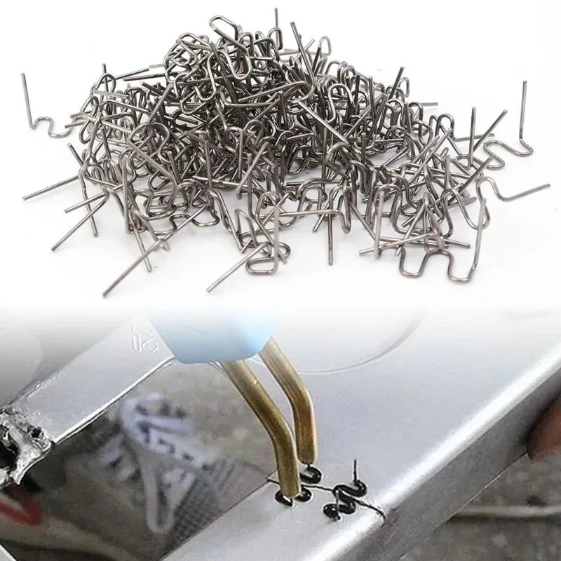 Hot Stapler Staples For Car Bumper Fender Repair Kit Plastic Welder Gun 100 Pcs