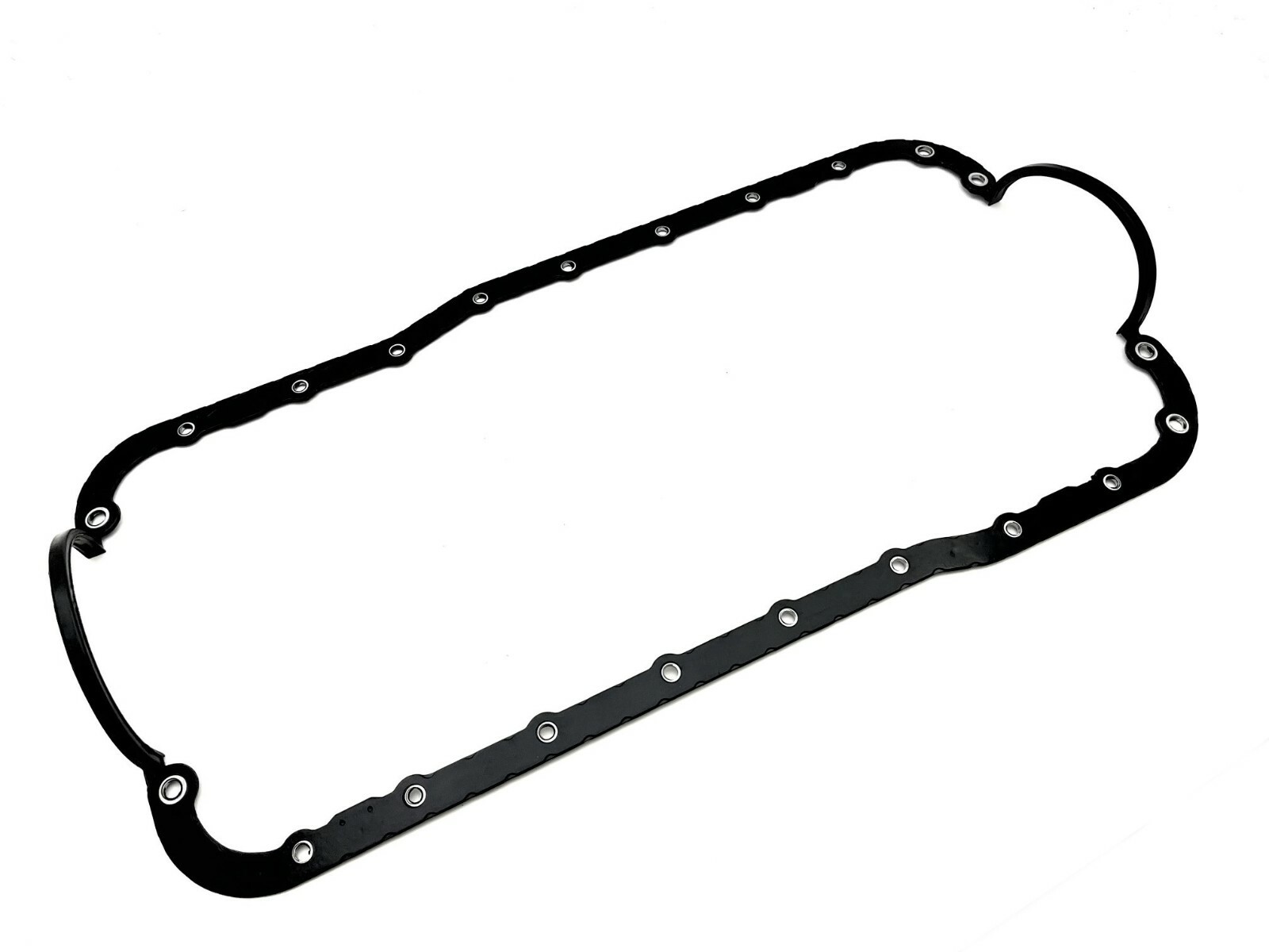 Ford Oil Pan Gasket Rubber Small Block SBF 260 289 302 5.0L V8 Steel Core Black
