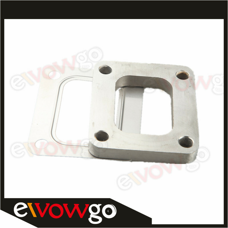 T4 Undivided SS304 Turbo Inlet Weld Flange 1/2″ Thick + T304 SS Gasket