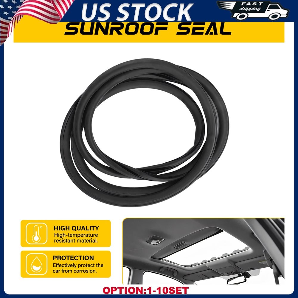 Upper Sunroof Glass Weatherstrip Seal Rubber For Hummer H3 2006 2007-2010 1-10X