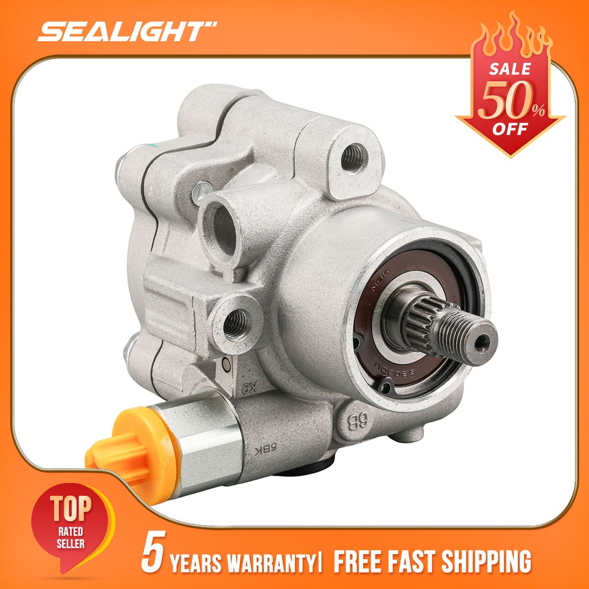 Power Steering Pump For Nissan Pickup Truck 1996-1997 All Engines 491108B000