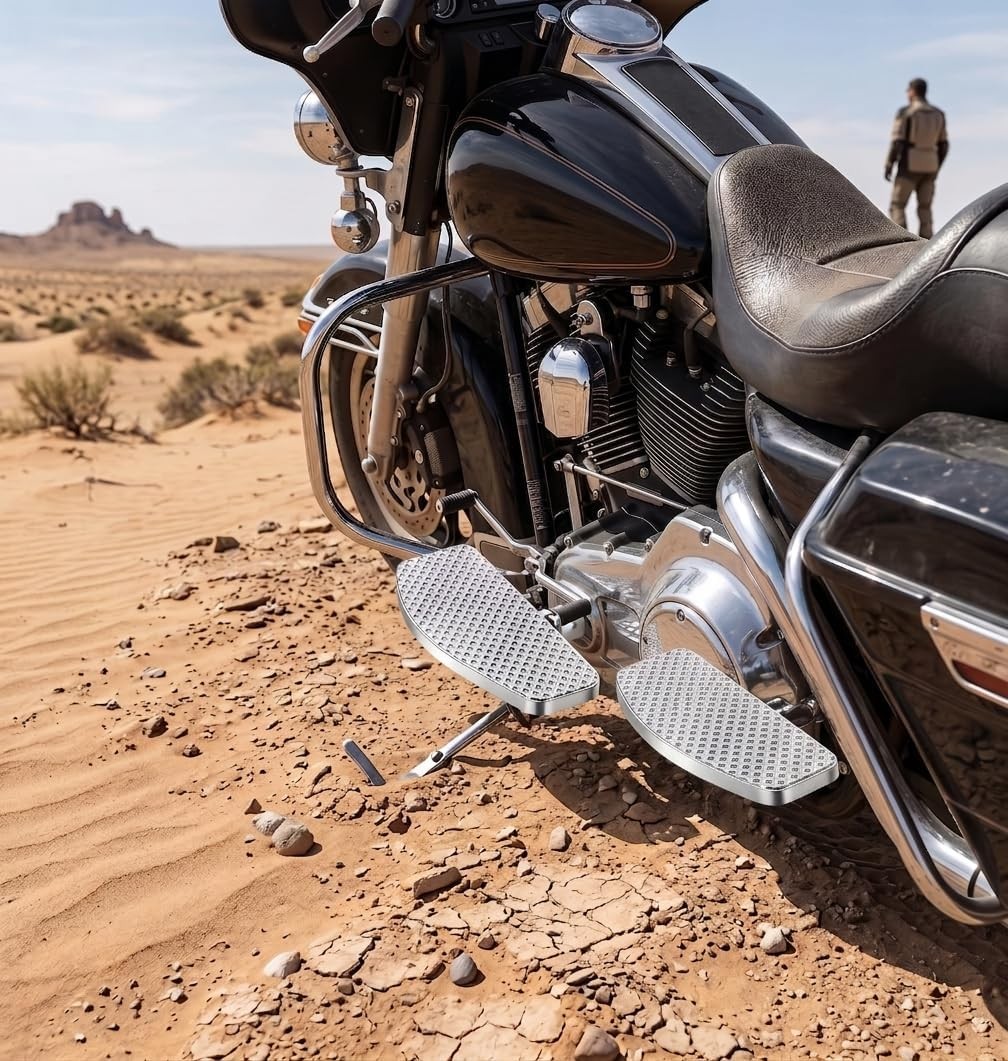 Passenger Floorboards Footpegs For Harley Touring Road King Street Glide Chrome