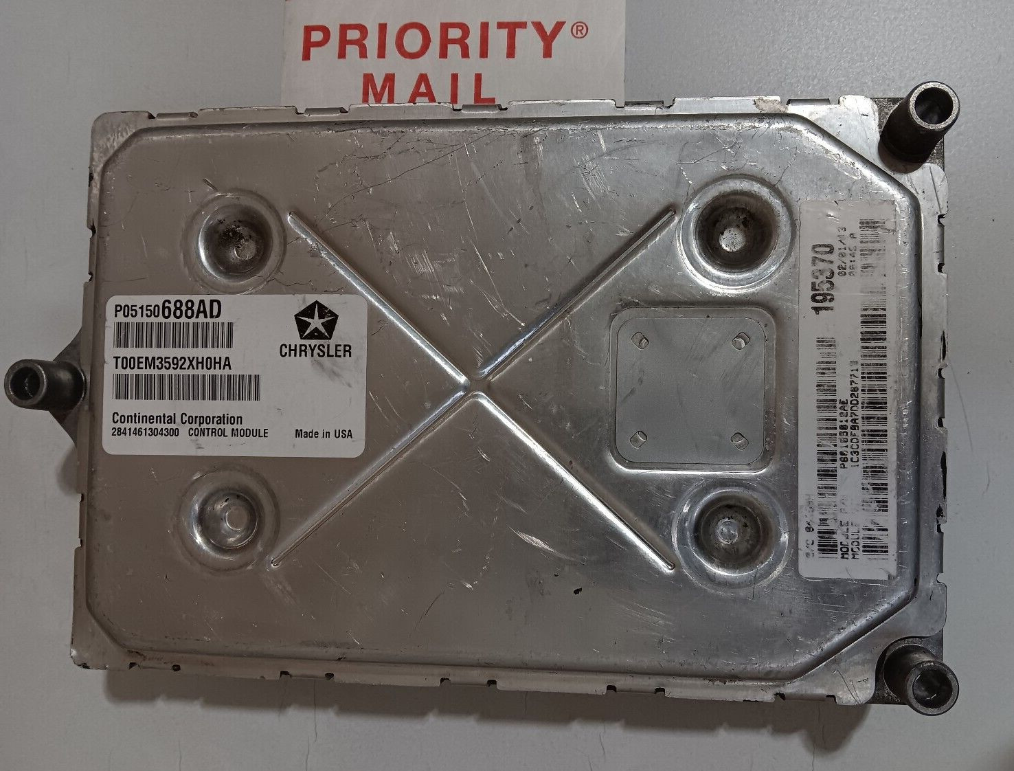 2013 DODGE DART 2.0L ENGINE CONTROL UNIT ECM ECU PCM P68185612AE P05150688AD