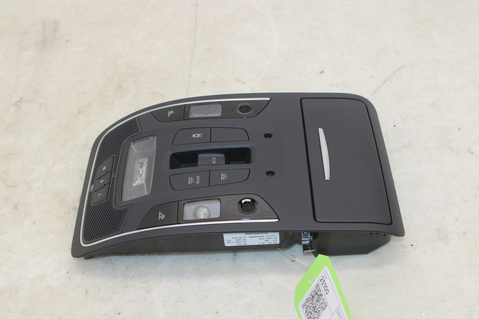 2012-2018 Audi A6 A7 S6 S7 RS7 Black Dome Light Assembly OEM SA130