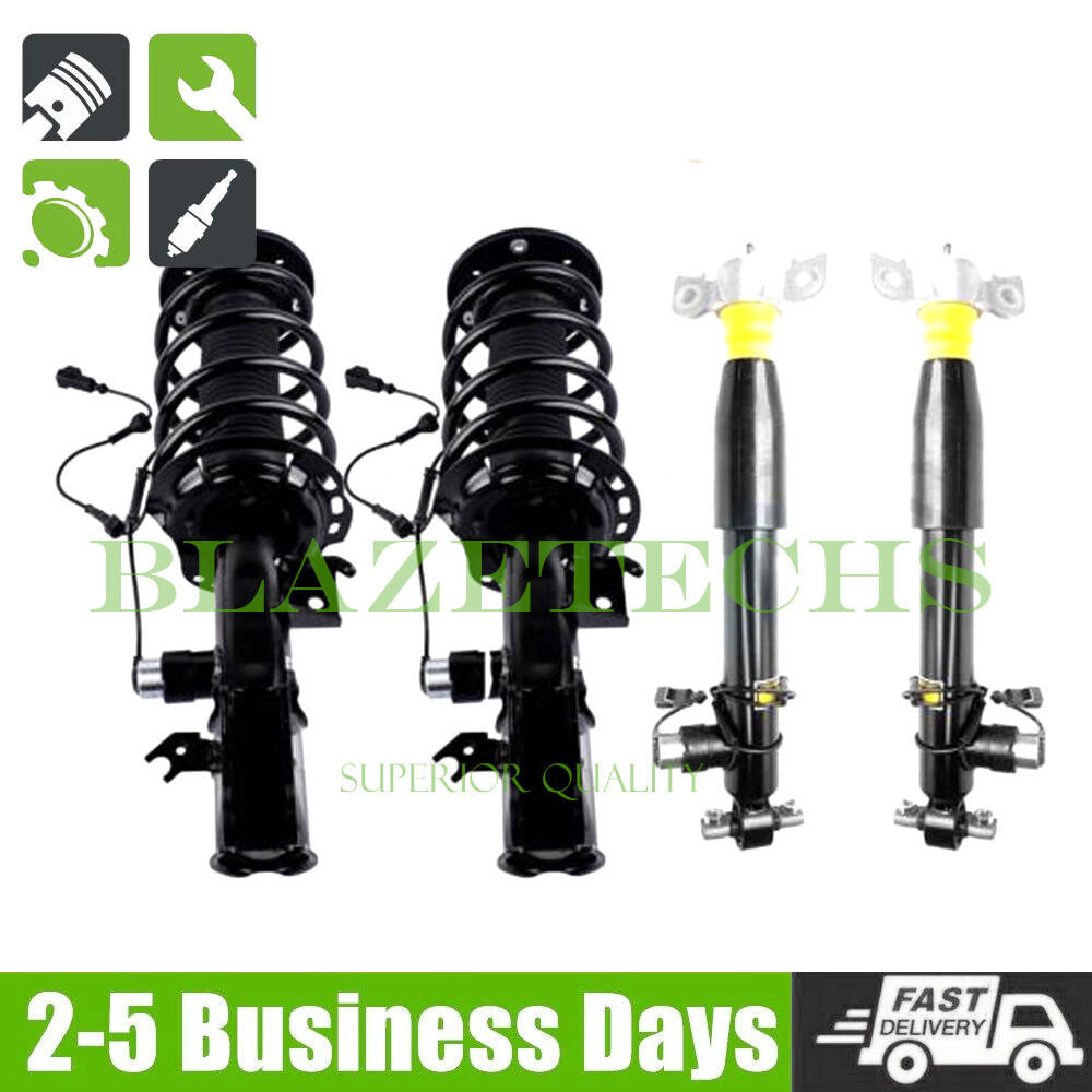 4X Front Rear Left Right Shock Struts w/Electronic CCD Fit Lincoln MKX 2016~2018