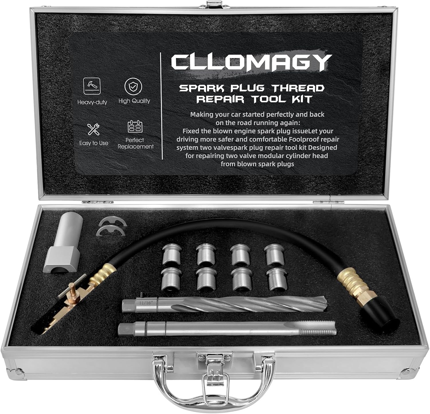 Valve Tool Kit for Ford Triton Spark Plug Thread Repair Two F150 E150