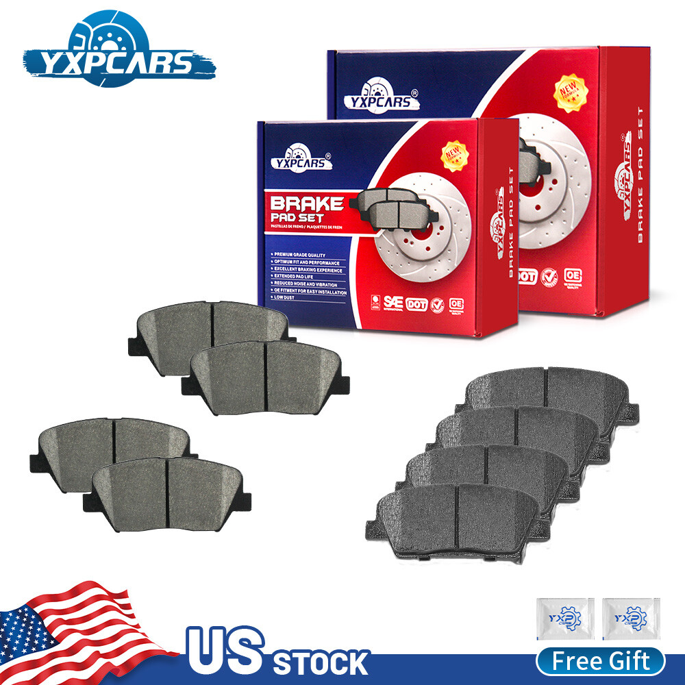 Front Rear Ceramic Brake Pads for Hyundai Santa Fe Sport Kia Sorento 2014 – 2020