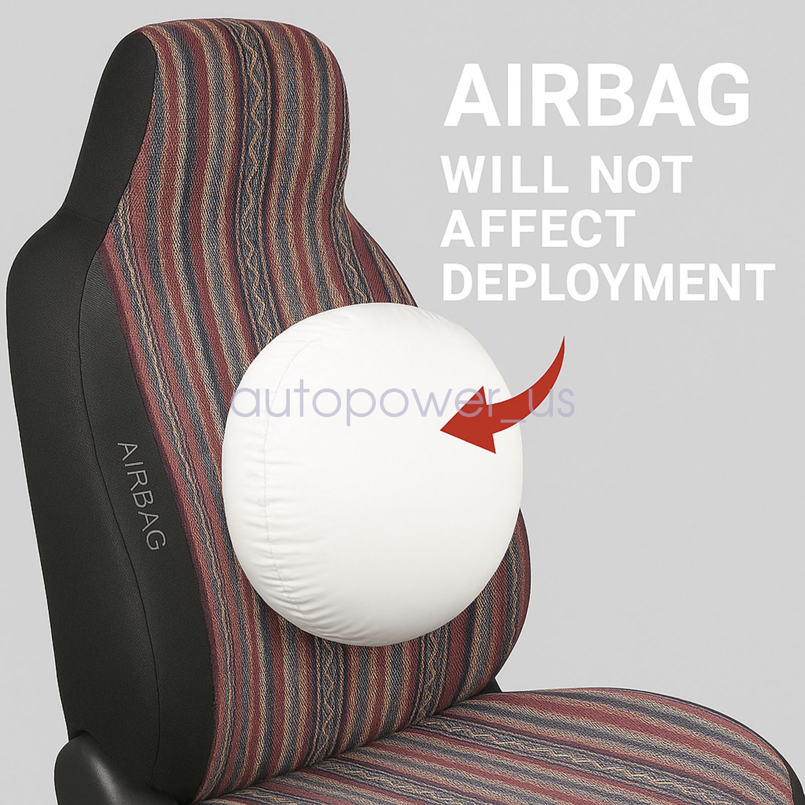 Fits Jeep Car 2 Seat Cover Full Front Cloth Protector Cushion As Picture Shows