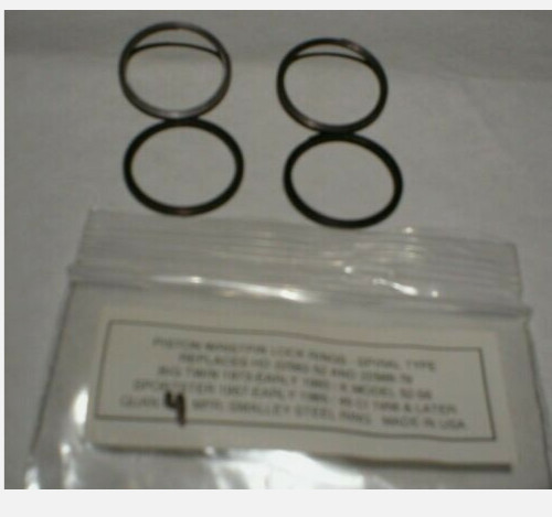 4 PISTON WRIST PIN CIRCLIPS LOCK RINGS 52-85 SPORTSTER SHOVELHEAD HD 22582-52