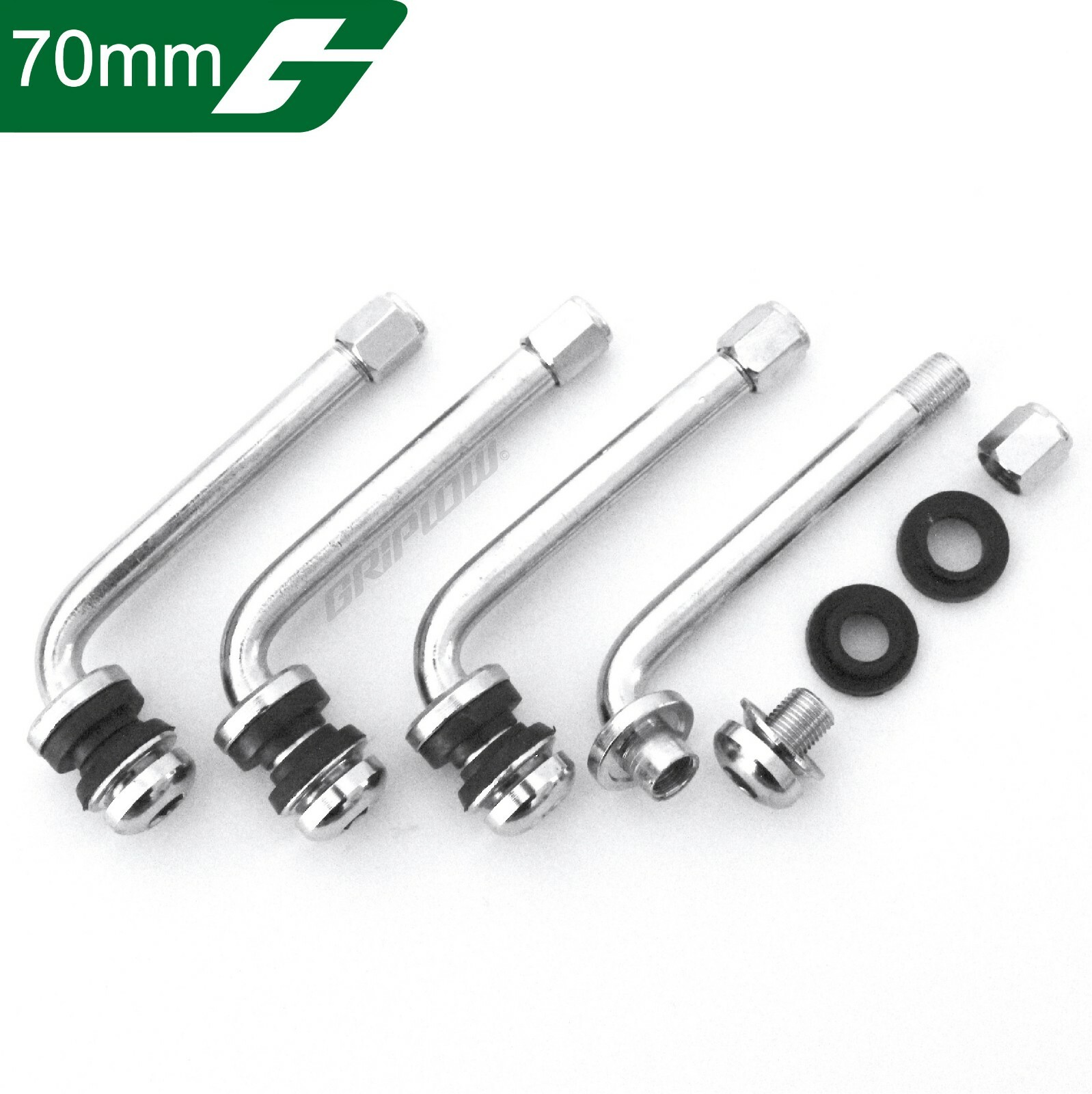 Valve Stems Angled 90 Degree Pack of 4 70mm 2.75” wheel rim JDM 4 pieces work