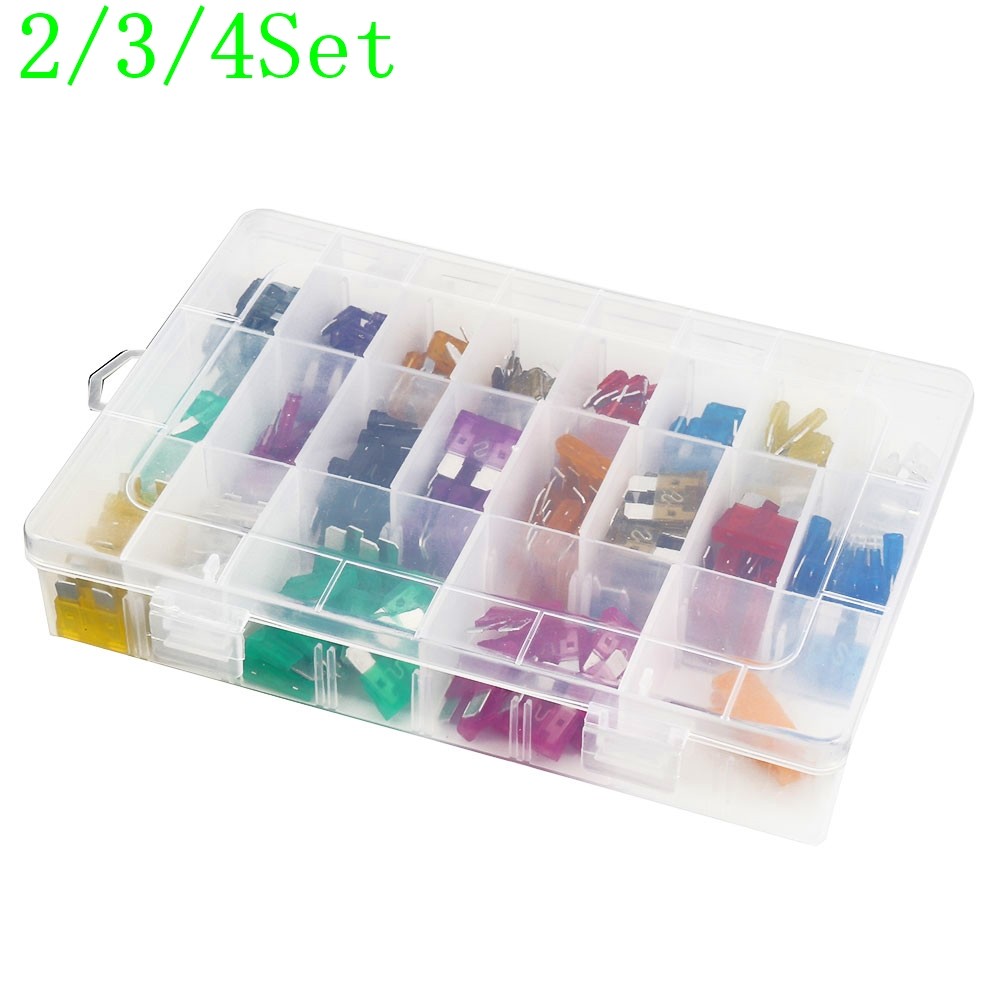 2/3Set Mini Car Fuse Assortment Assorted Kit Blade Auto 220pcs Truck Automotive