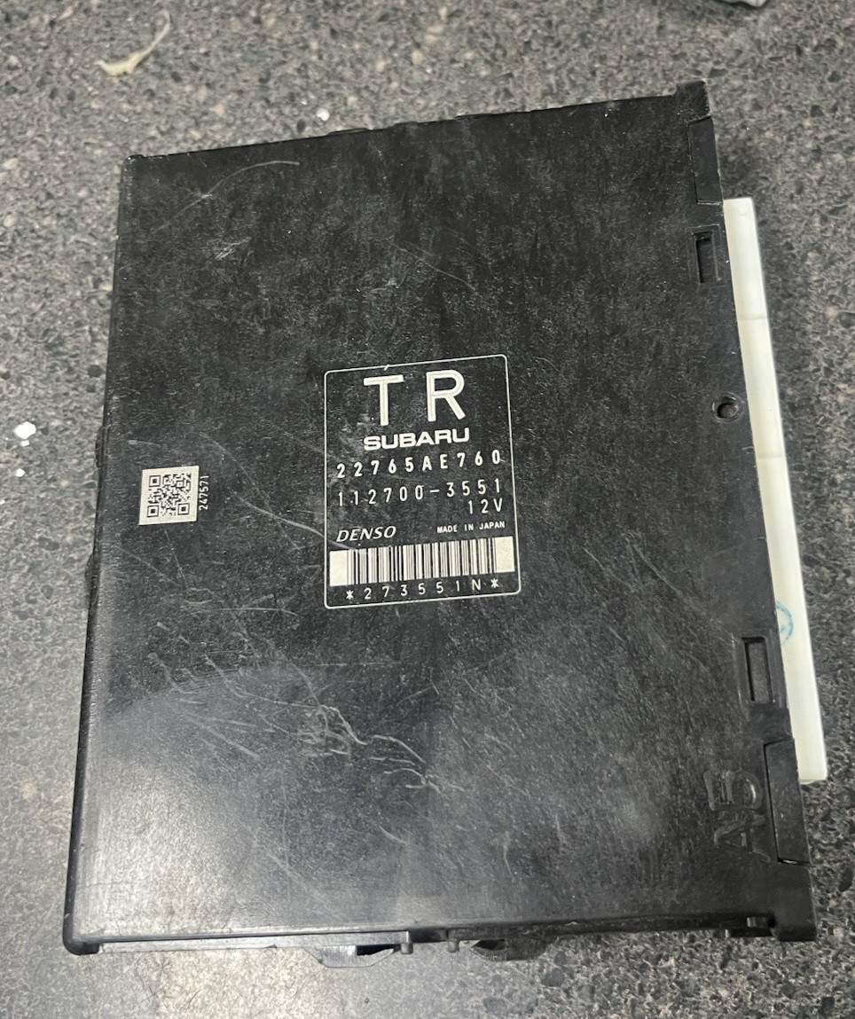 2013 Subaru Impreza Engine Control Unit ECU 22765AE760