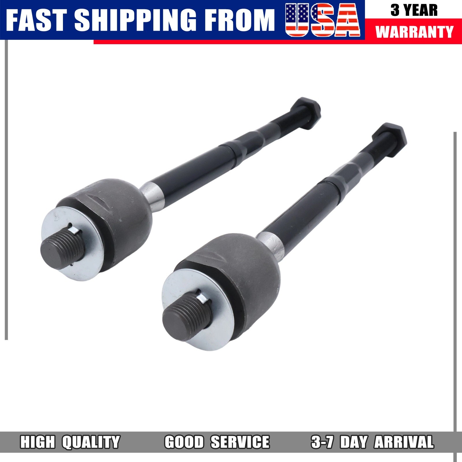 4x Inner & Outer Left & Right Tie Rod End for Tesla 3 2017 2018-2021 Y 2020-2021