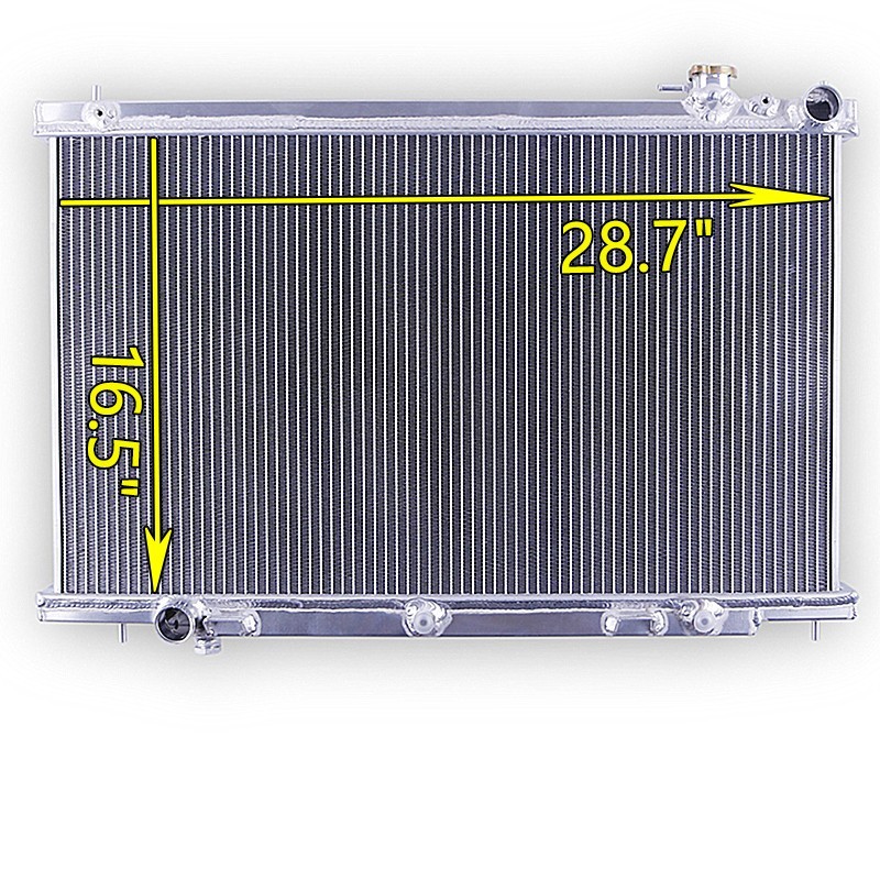 Aluminum Radiator for 2003 2004 2005 2006 2007 Infiniti G35 Coupe 3.5L Sedan