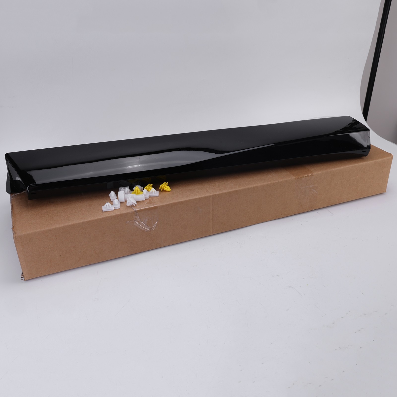 GLOSS BLACK FOR 2019-2026 CHEVROLET BLAZER RS LEFT DRIVER REAR DOOR MOLDING TRIM
