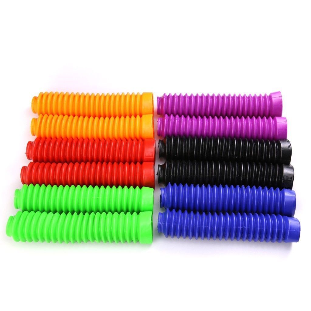 250mm Fork Suspension Shock Cover Dust Shield Boots For Dirt Bike Motorcycle NEW