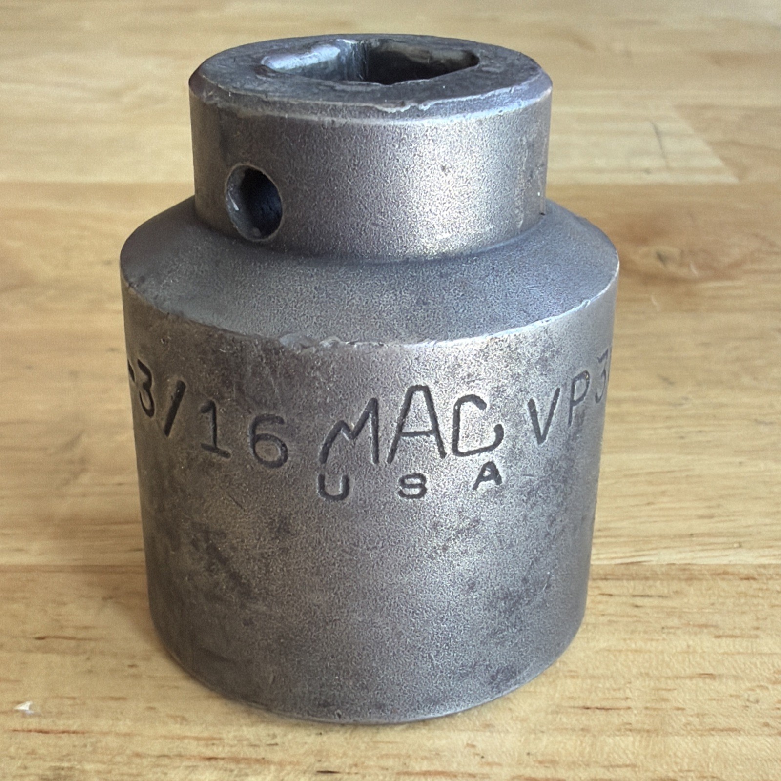 Mac Tools 1-3/16″ Shallow Impact Socket 1/2″ Drive 6 Point VP386 USA READ!