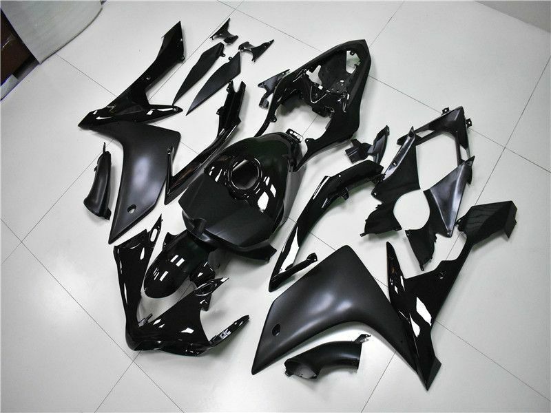 Glossy Matte Black Fairing Fit for Yamaha 2007 2008 YZF R1 Injection Kit MSG