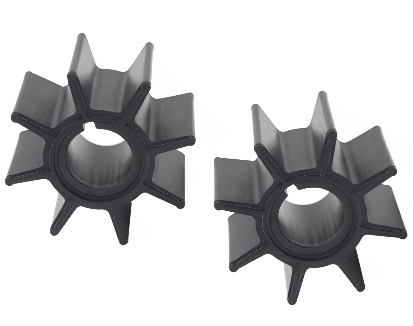 2X Tohatsu Nissan 334650210 Water Pump Impeller 9.9/15/18/20 HP Outboard Engine