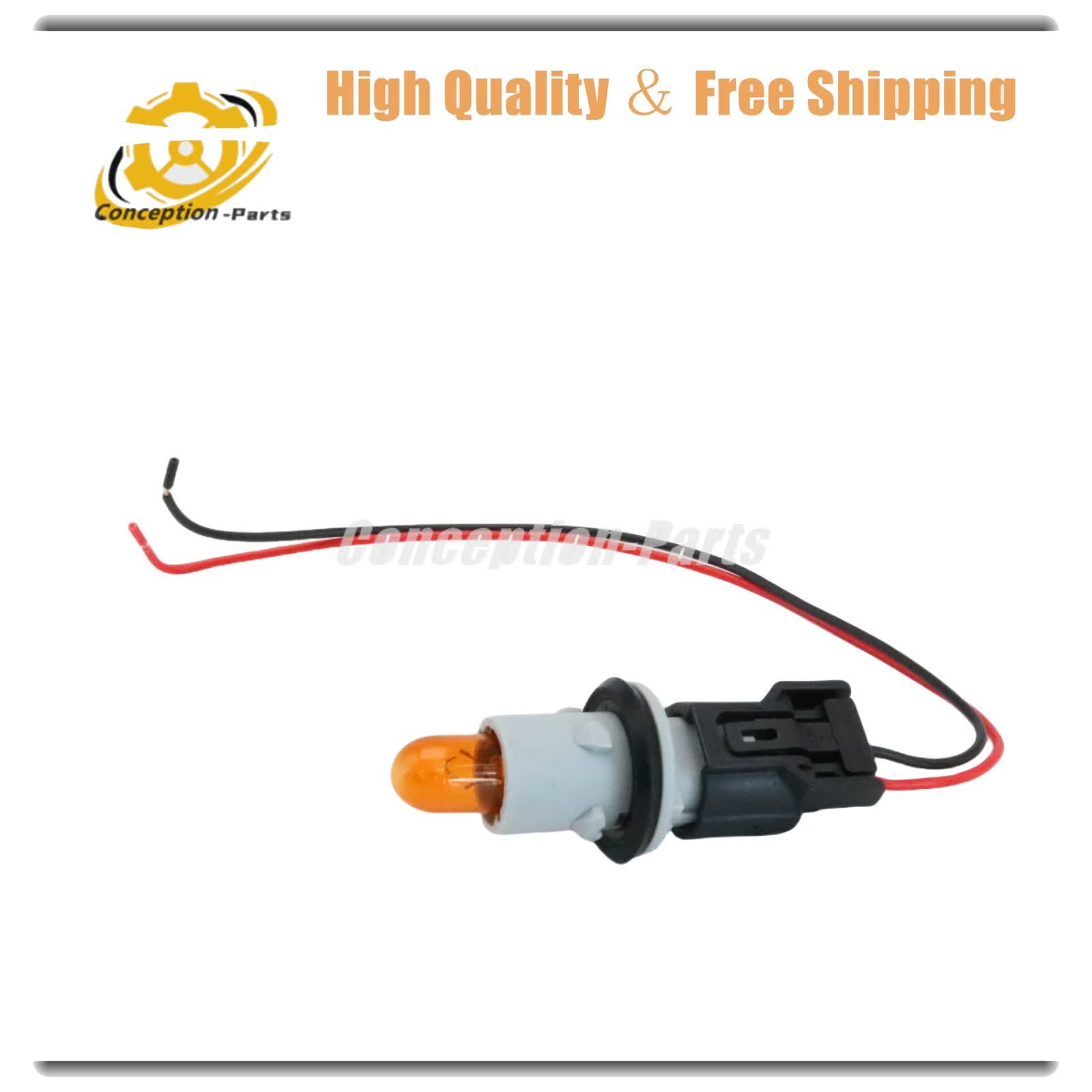 For Honda & Acura 33304S5A003 Side Marker Corner Light Socket & Bulb & Connector