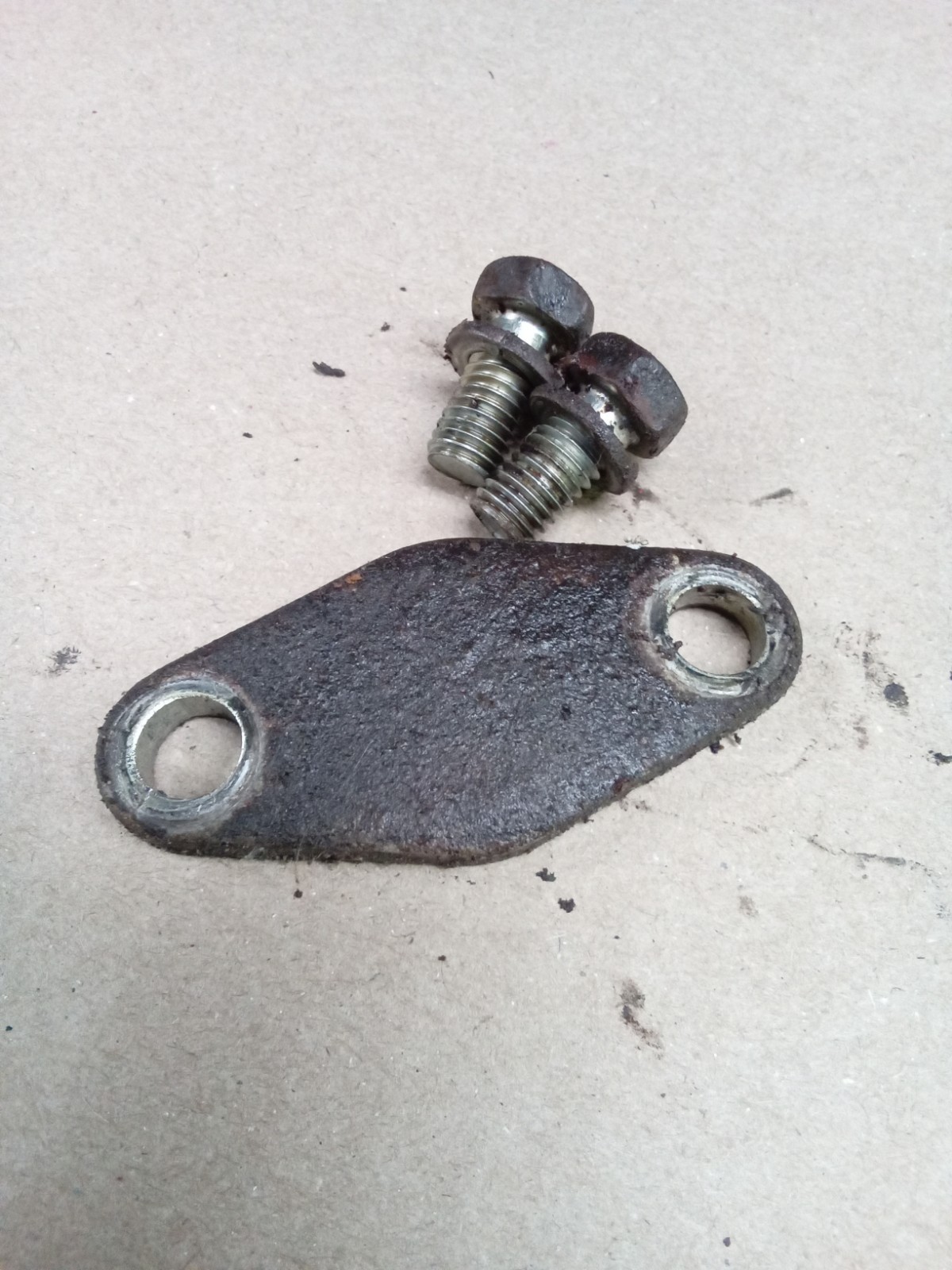 86-92 Toyota Supra 7m Oil Galley Cover Playe 7mge Cressida