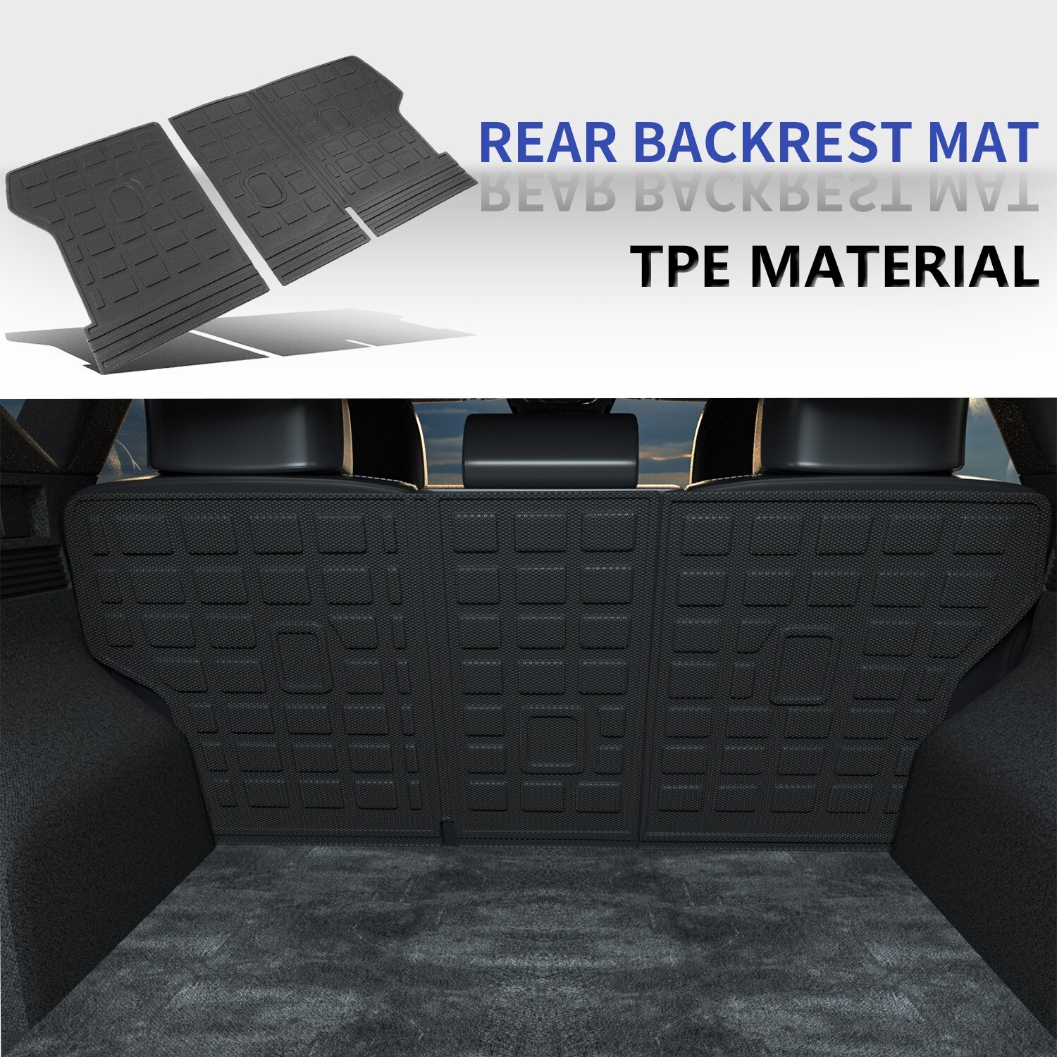 Floor Mats Trunk Mat Backrest Mats Cargo Liners For 2022-2025 Hyundai Tucson