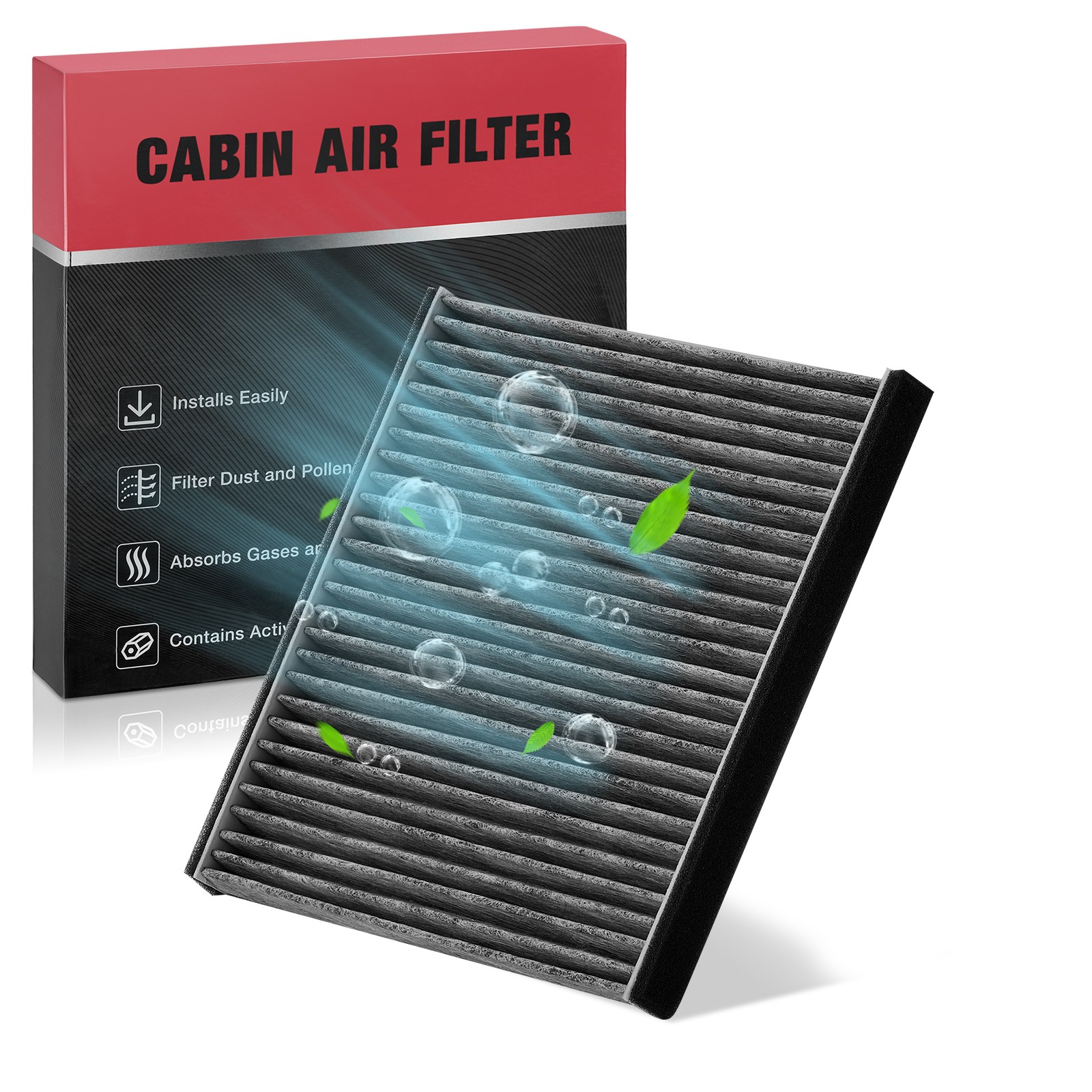 Activated Carbon Cabin Air Filter Automotive Fits 2002-2006 Toyota Camry 2.4L