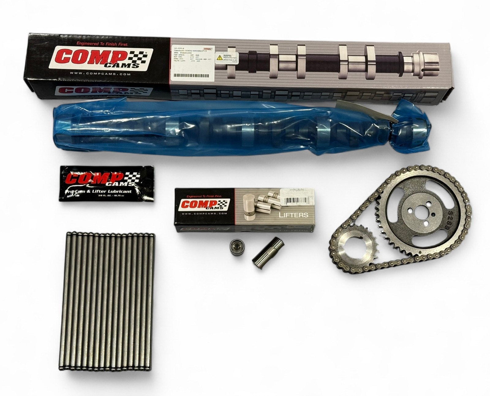 Comp Cams 224/230 Hyd Camshaft Kit w/ DLC Lifters for Chevrolet SBC 350 400 5.7L