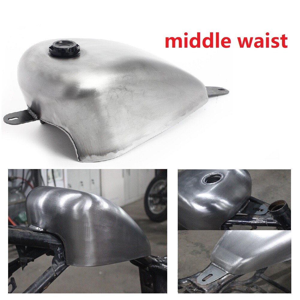 9L Petrol Gas Fuel Tank For Honda Sportster Steed 400 600 Shadow VT600 8cm Depth