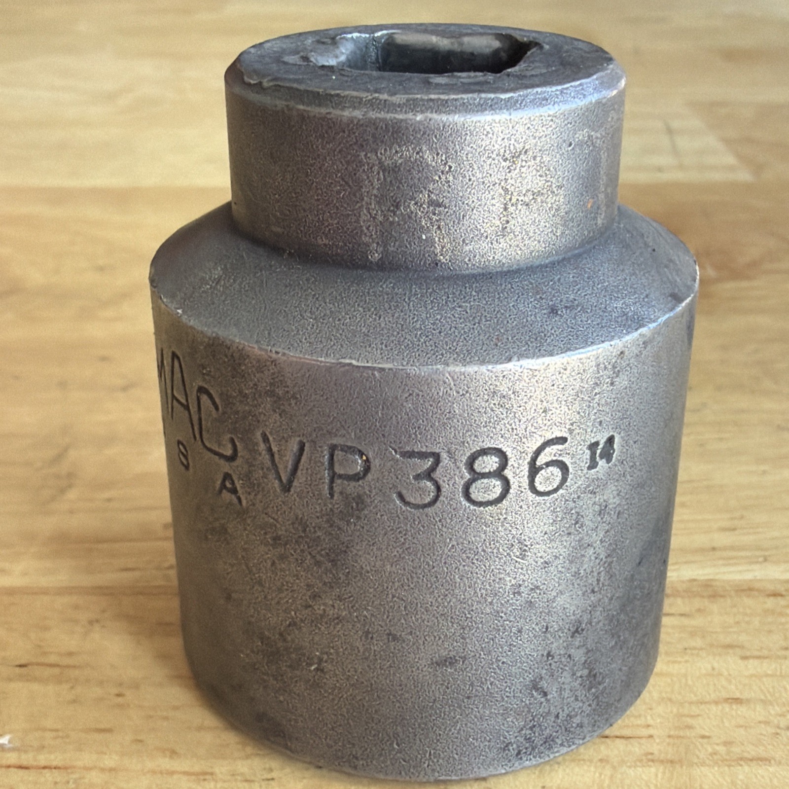 Mac Tools 1-3/16″ Shallow Impact Socket 1/2″ Drive 6 Point VP386 USA READ!