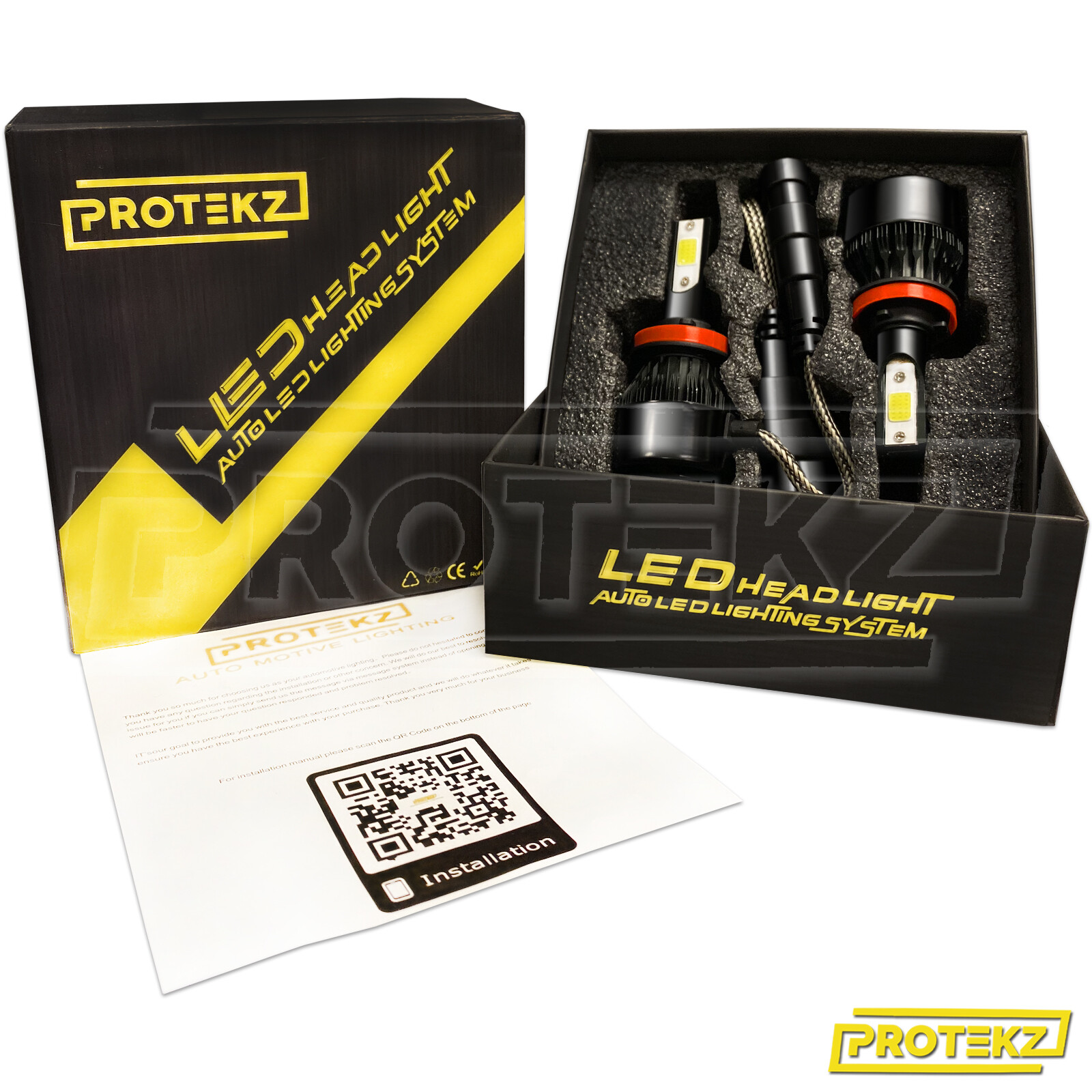 LED Headlight Bulbs CREE 9004 HB1 Lighting & Lamps High&Low 60Days Free Return